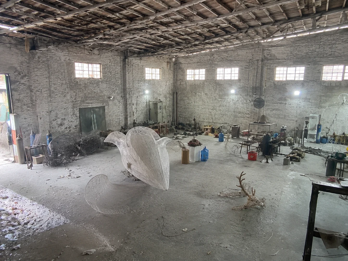 Metal sculpture workshop